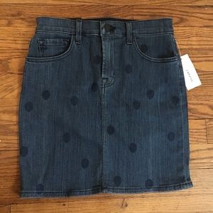 JBrand Denim Mini Skirt